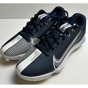 NIKE FORCE ZOOM TROUT 7 PRO "METAL BASEBALL CLEATS" NAVY BLUE SZ 13 [CQ7224-403]